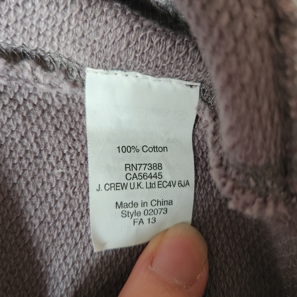 J. Crew Heather Gray Knit Top Vintage - Picture 6 of 8